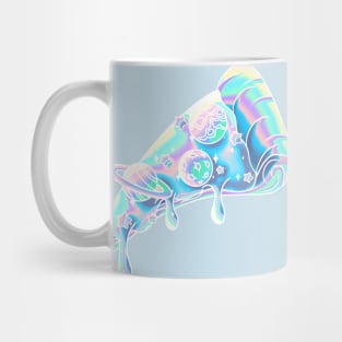 Galaxy Pizza Slice - Holographic / Iridescent Gradient Mug